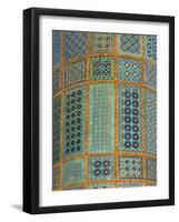 Minaret of Shrine of Hazrat Ali, Who was Assassinated in 661, Mazar-I-Sharif, Afghanistan-Jane Sweeney-Framed Photographic Print