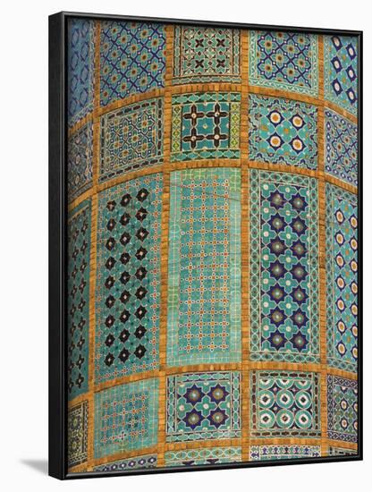 Minaret of Shrine of Hazrat Ali, Who was Assassinated in 661, Mazar-I-Sharif, Afghanistan-Jane Sweeney-Framed Photographic Print