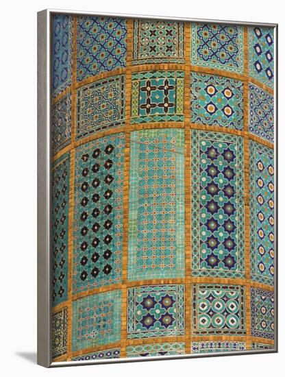 Minaret of Shrine of Hazrat Ali, Who was Assassinated in 661, Mazar-I-Sharif, Afghanistan-Jane Sweeney-Framed Photographic Print