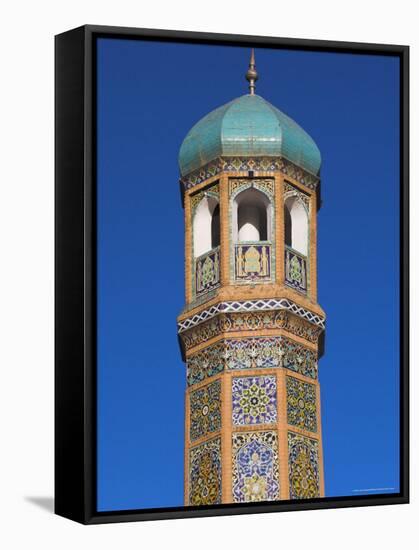 Minaret of the Friday Mosque or Masjet-Ejam, Herat, Afghanistan-Jane Sweeney-Framed Stretched Canvas