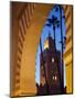 Minaret of the Koutoubia Mosque at Dusk, Marrakesh, Morocco, North Africa, Africa-Frank Fell-Mounted Photographic Print