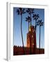 Minaret of the Koutoubia Mosque at Dusk, Marrakesh, Morocco, North Africa, Africa-Frank Fell-Framed Photographic Print