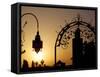 Minaret of the Koutoubia Mosque at Sunset, Marrakesh, Morocco, North Africa, Africa-Frank Fell-Framed Stretched Canvas