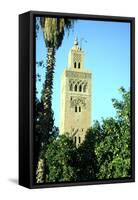 Minaret of the Koutoubia Mosque, Marakesh, Morocco-Vivienne Sharp-Framed Stretched Canvas