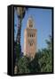 Minaret of the Koutoubia Mosque, Marakesh, Morocco-Vivienne Sharp-Framed Stretched Canvas