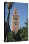 Minaret of the Koutoubia Mosque, Marakesh, Morocco-Vivienne Sharp-Stretched Canvas