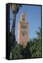 Minaret of the Koutoubia Mosque, Marakesh, Morocco-Vivienne Sharp-Framed Stretched Canvas