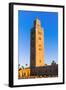 Minaret of the Koutoubia Mosque, Marrakech, Morocco-Nico Tondini-Framed Photographic Print