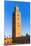 Minaret of the Koutoubia Mosque, Marrakech, Morocco-Nico Tondini-Mounted Photographic Print