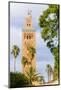 Minaret of the Koutoubia Mosque, Marrakech, Morocco-Nico Tondini-Mounted Photographic Print