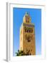 Minaret of the Koutoubia Mosque, Marrakesh, Morocco-Nico Tondini-Framed Photographic Print