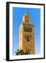 Minaret of the Koutoubia Mosque, Marrakesh, Morocco-Nico Tondini-Framed Photographic Print