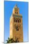 Minaret of the Koutoubia Mosque, Marrakesh, Morocco-Nico Tondini-Mounted Photographic Print