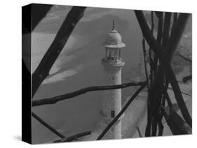 Minaret of the Taj Mahal-null-Stretched Canvas