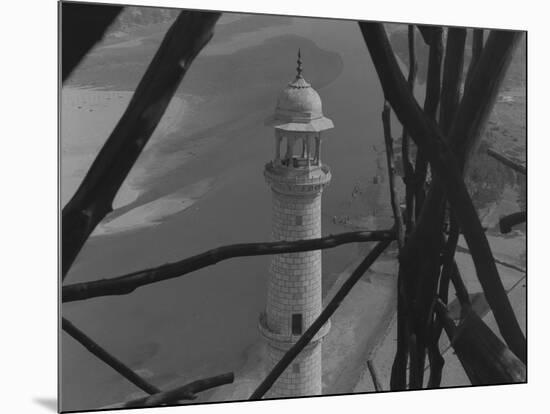 Minaret of the Taj Mahal-null-Mounted Photographic Print