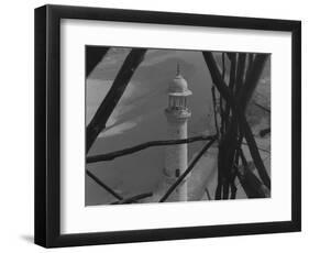 Minaret of the Taj Mahal-null-Framed Photographic Print