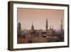 Minarets and Mosques of Cairo at Dusk-Alex Saberi-Framed Photographic Print
