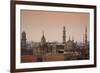 Minarets and Mosques of Cairo at Dusk-Alex Saberi-Framed Photographic Print