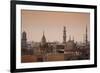 Minarets and Mosques of Cairo at Dusk-Alex Saberi-Framed Photographic Print