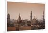 Minarets and Mosques of Cairo at Dusk-Alex Saberi-Framed Photographic Print