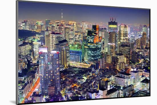 Minato-Ku Area Tokyo Sky Tree-null-Mounted Art Print