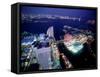 Minato Mirai Area-null-Framed Stretched Canvas