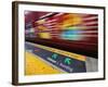 Mind the Gap Sign in a Metro Rio Station.-Jon Hicks-Framed Photographic Print