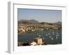 Mindelo City and Harbour, Sao Vicente, Cape Verde Islands, Atlantic, Africa-G Richardson-Framed Premium Photographic Print