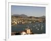 Mindelo City and Harbour, Sao Vicente, Cape Verde Islands, Atlantic, Africa-G Richardson-Framed Photographic Print