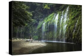 Mindful Mossbrae Waterfall, Mount Shasta California-Vincent James-Stretched Canvas