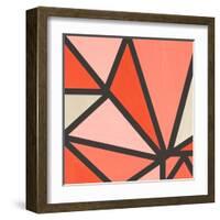 Mindful Peachy I-Susan Bryant-Framed Art Print