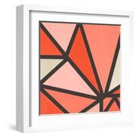 Mindful Peachy I-Susan Bryant-Framed Art Print