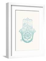 Mindfulness - Hamsa-Sasha Blake-Framed Art Print