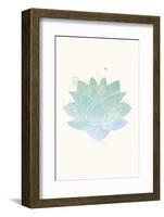 Mindfulness - Lotus-Sasha Blake-Framed Art Print