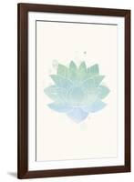 Mindfulness - Lotus-null-Framed Giclee Print