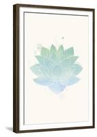 Mindfulness - Lotus-null-Framed Giclee Print