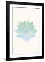 Mindfulness - Lotus-null-Framed Giclee Print