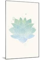 Mindfulness - Lotus-null-Mounted Giclee Print