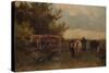 'Minding Cows, Herisson', c1869, (1938)-Anton Mauve-Stretched Canvas