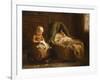 Minding the Baby-Evert Pieters-Framed Giclee Print