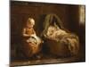 Minding the Baby-Evert Pieters-Mounted Giclee Print