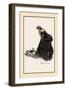 Minding the Felines-Clarence F. Underwood-Framed Art Print