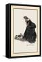 Minding the Felines-Clarence F. Underwood-Framed Stretched Canvas