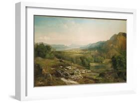 Minding the Flock, C.1867-Moran-Framed Giclee Print