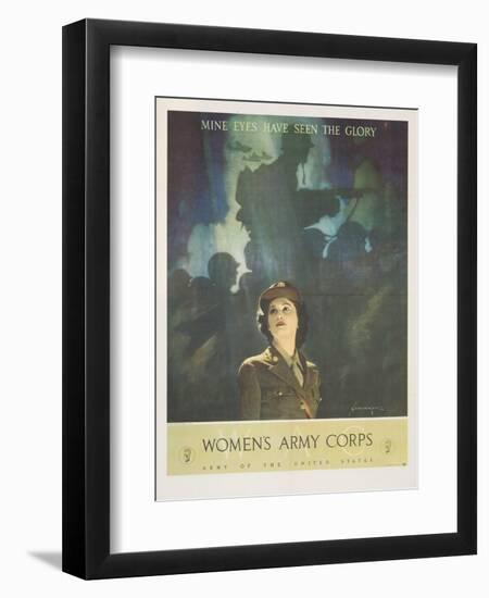 Mine Eyes Have Seen the Glory Poster-Jes Schlaikjer-Framed Premium Giclee Print