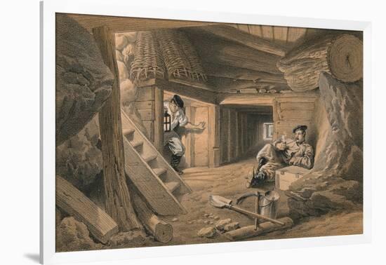 Mine in the Bastion Du Mat, 1856-Thomas Picken-Framed Giclee Print