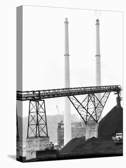 Mine-Mouth Power Plant at Cresap's Bottom-Charles Rotkin-Stretched Canvas