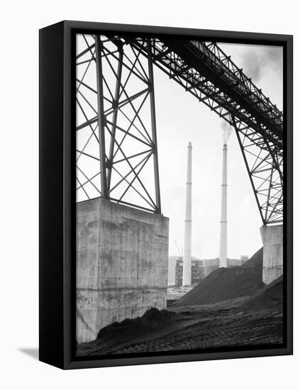 Mine-Mouth Power Plant at Cresap's Bottom-Charles Rotkin-Framed Stretched Canvas