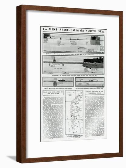 Mine Problem in North Sea-G.h. Davis-Framed Art Print