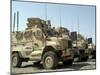 Mine Resistant Ambush Protected Vehicles Sit in the Parking Area at Joint Base Balad, Iraq-Stocktrek Images-Mounted Photographic Print